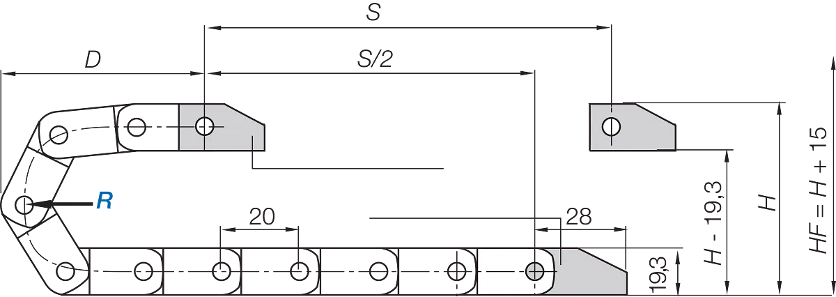 Drawing Installation dimensions