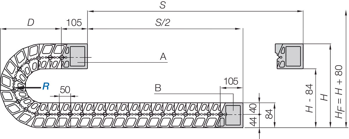 Drawing Installation dimensions