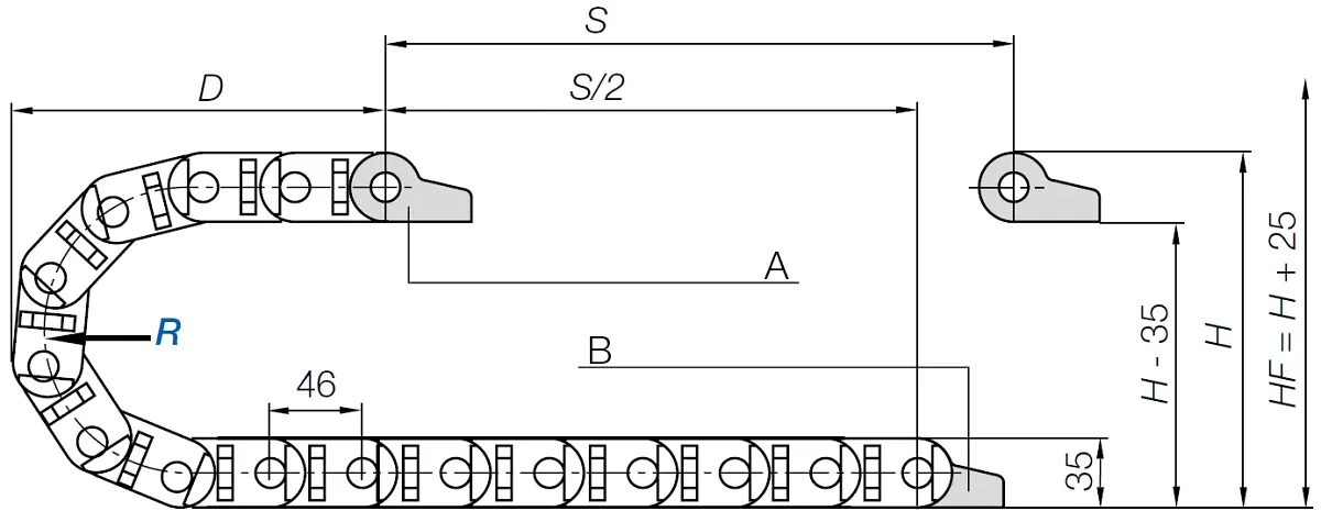 Drawing Installation dimensions