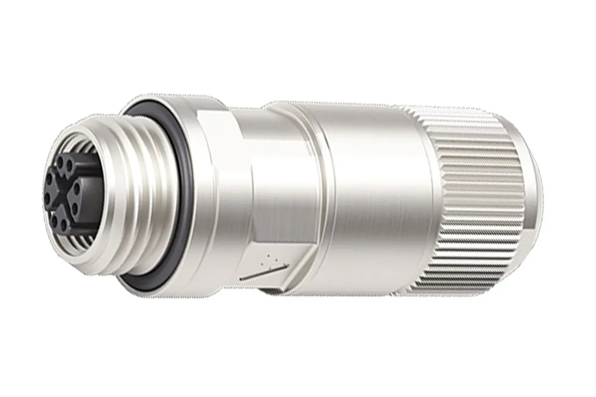 binder-m12-x-female-cable-connector-5-5-to-9-0-mm-shieldable-cutting-clamp