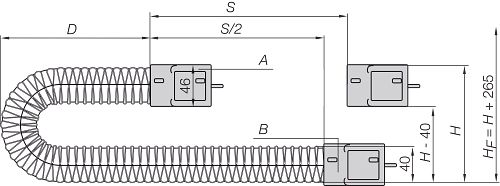 Drawing Installation dimensions