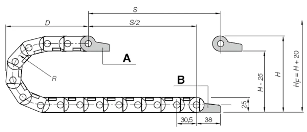 Drawing Installation dimensions