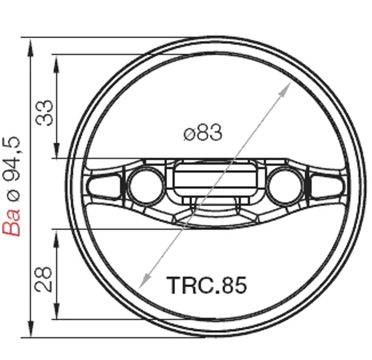 Drawing Installation dimensions