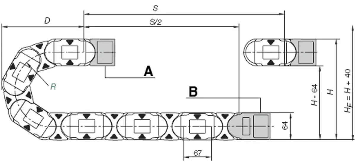 Drawing Installation dimensions