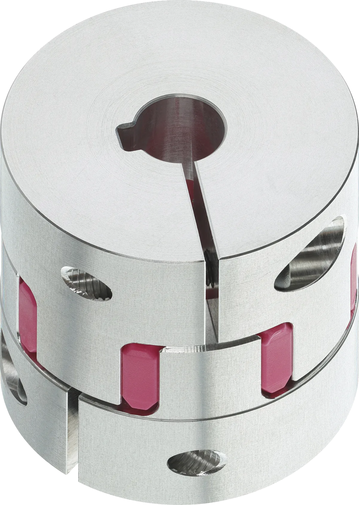 drylin_E_claw_coupling_with_clamp_and_keyway