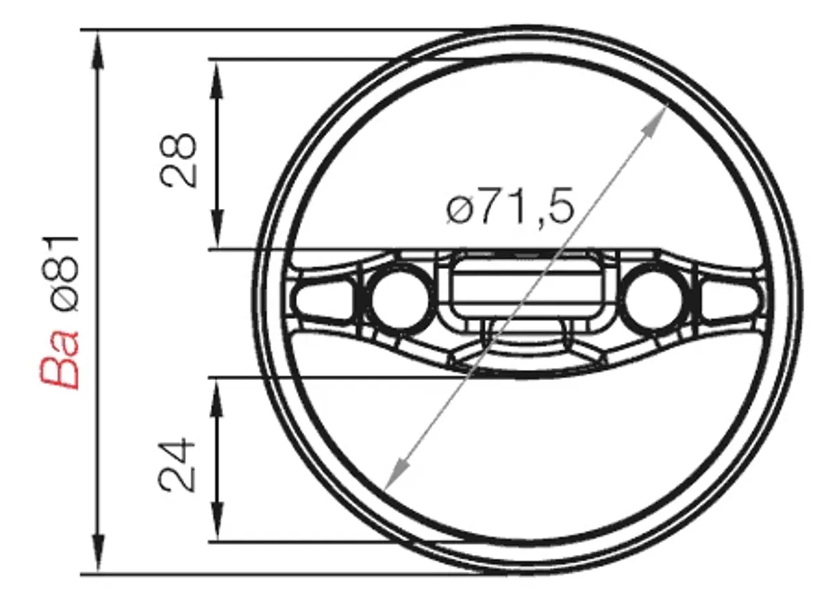 Drawing Installation dimensions