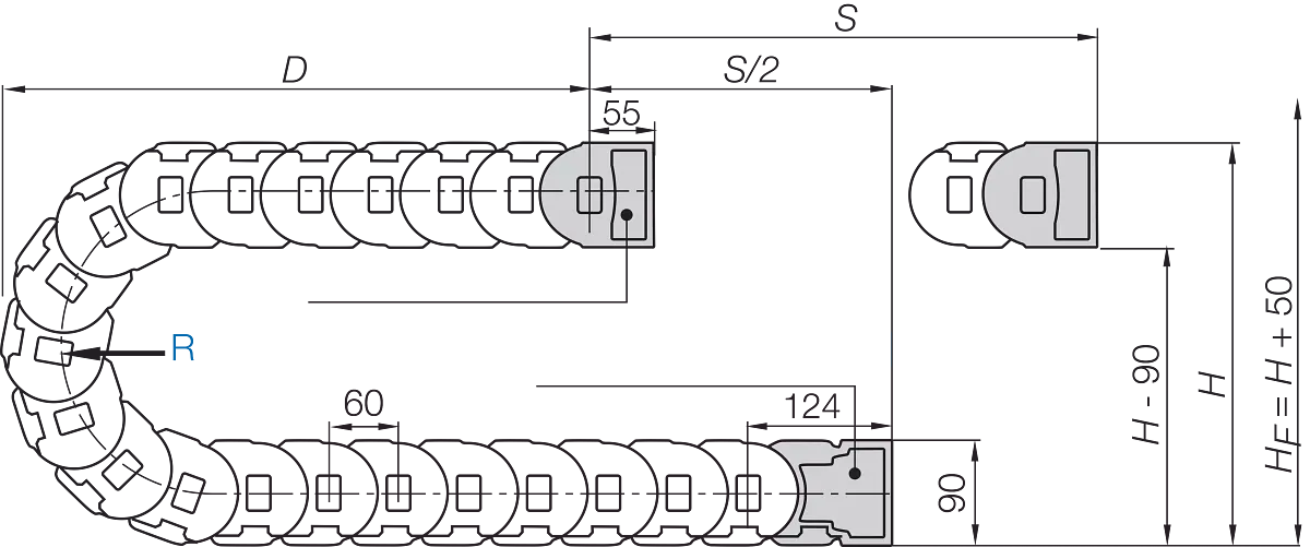 Drawing Installation dimensions
