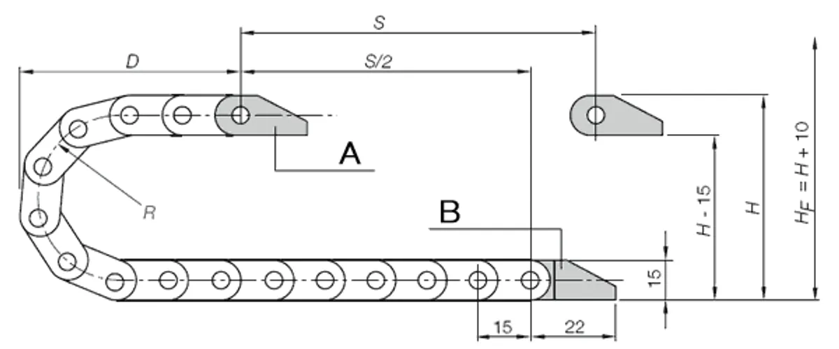 Drawing Installation dimensions