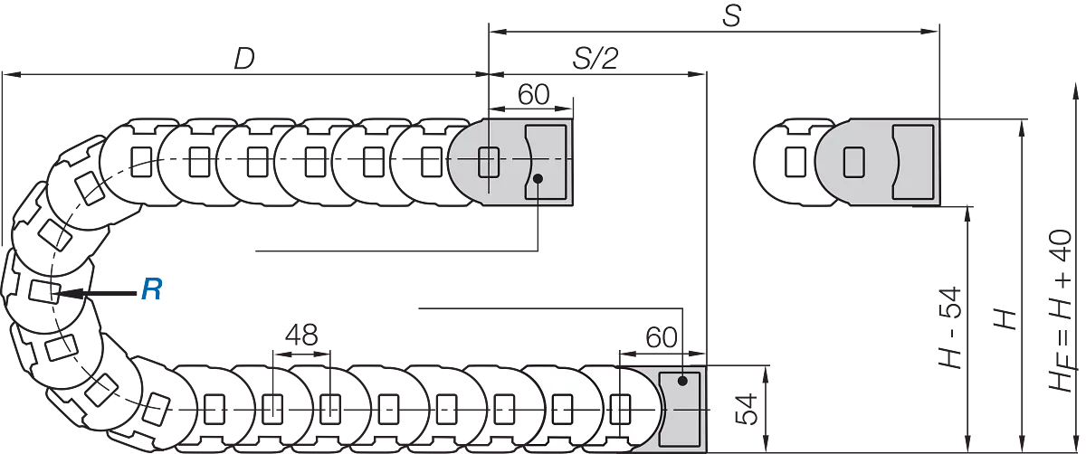 Drawing Installation dimensions