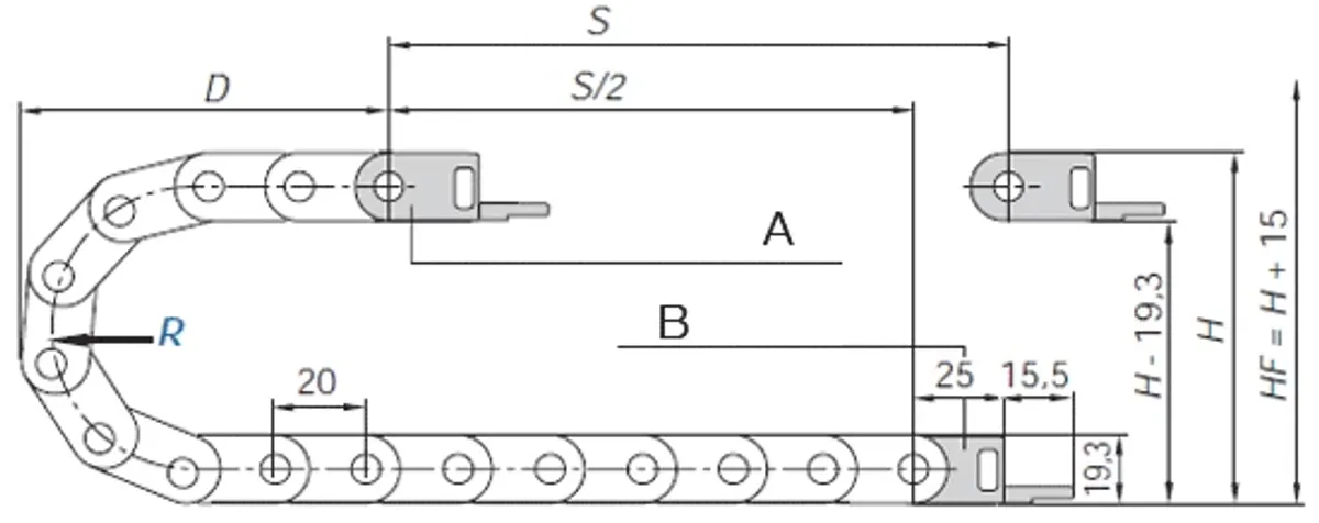 Drawing Installation dimensions