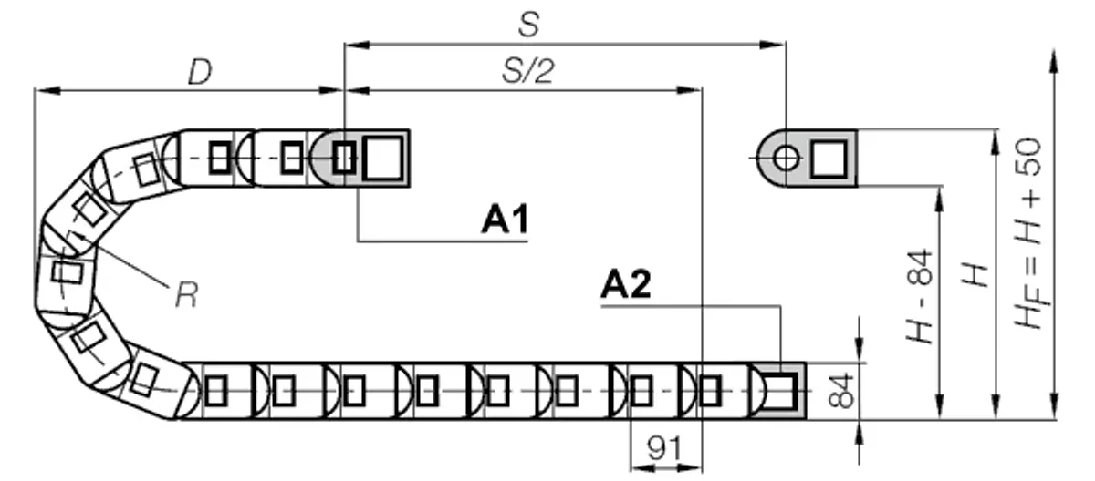 Drawing Installation dimensions