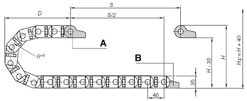 Drawing Installation dimensions