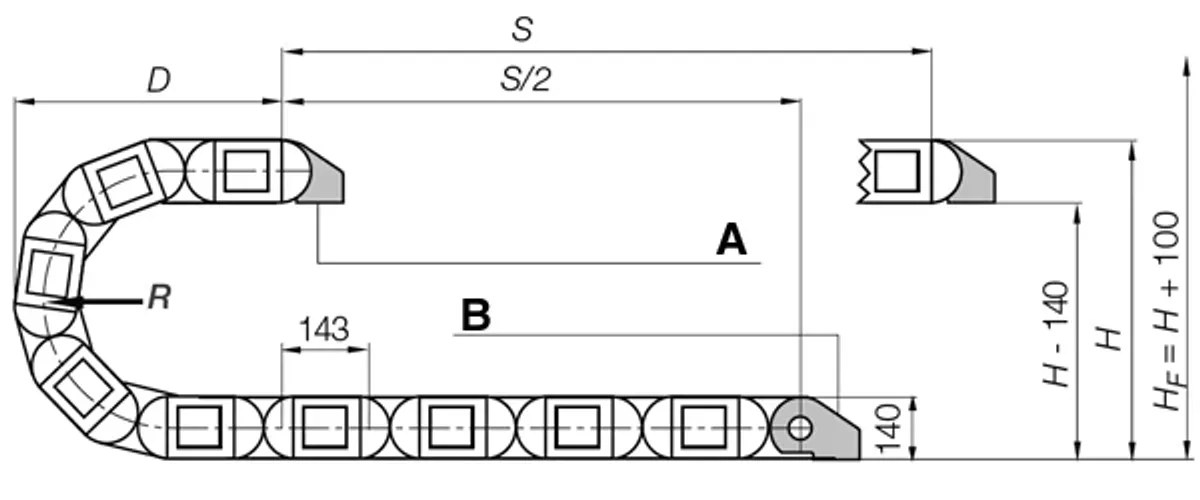 Drawing Installation dimensions