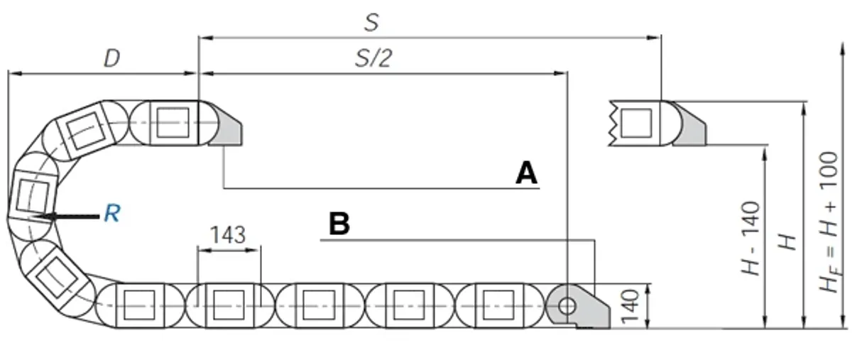Drawing Installation dimensions