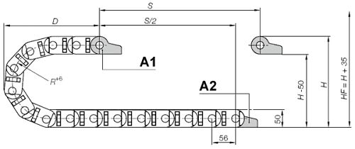 Drawing Installation dimensions