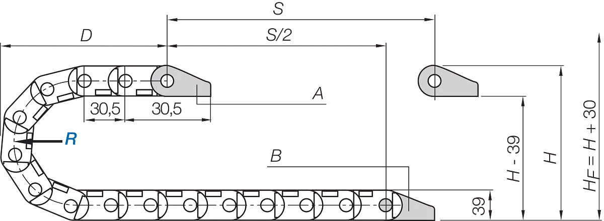 Drawing Installation dimensions
