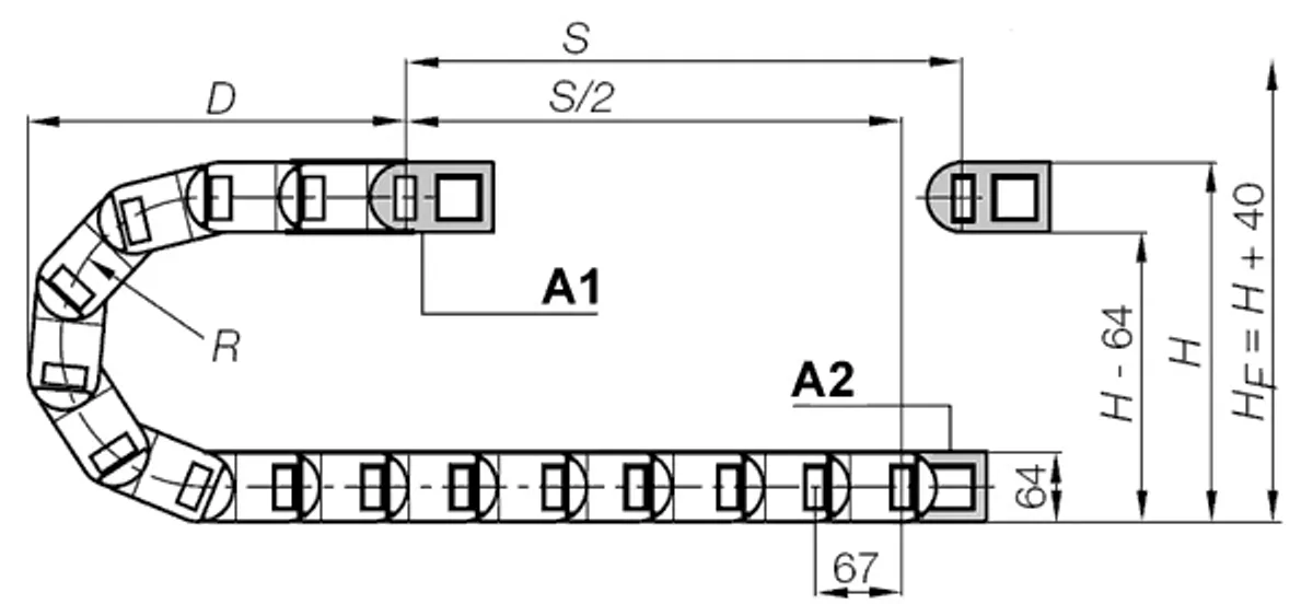 Drawing Installation dimensions