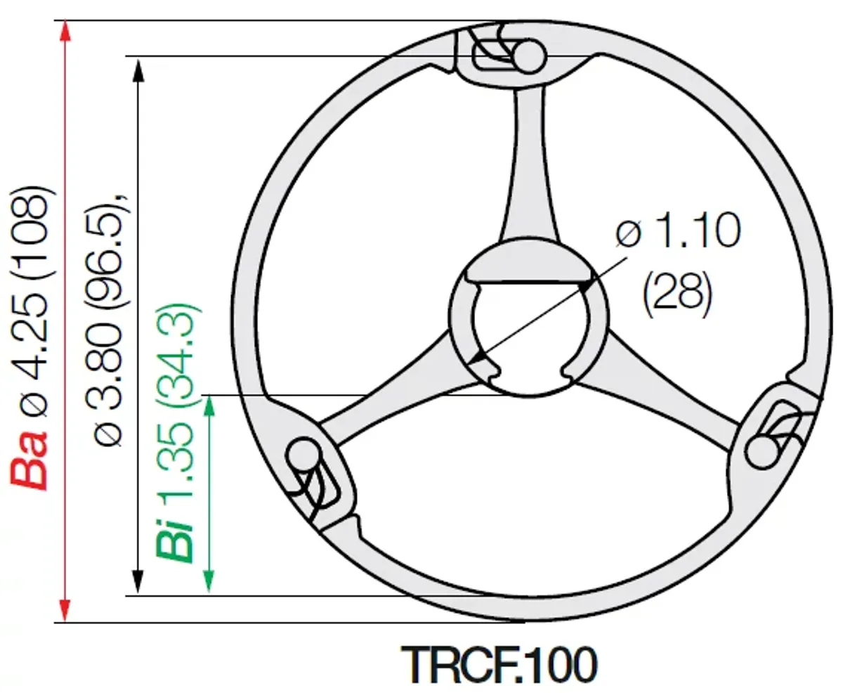 Drawing Installation dimensions
