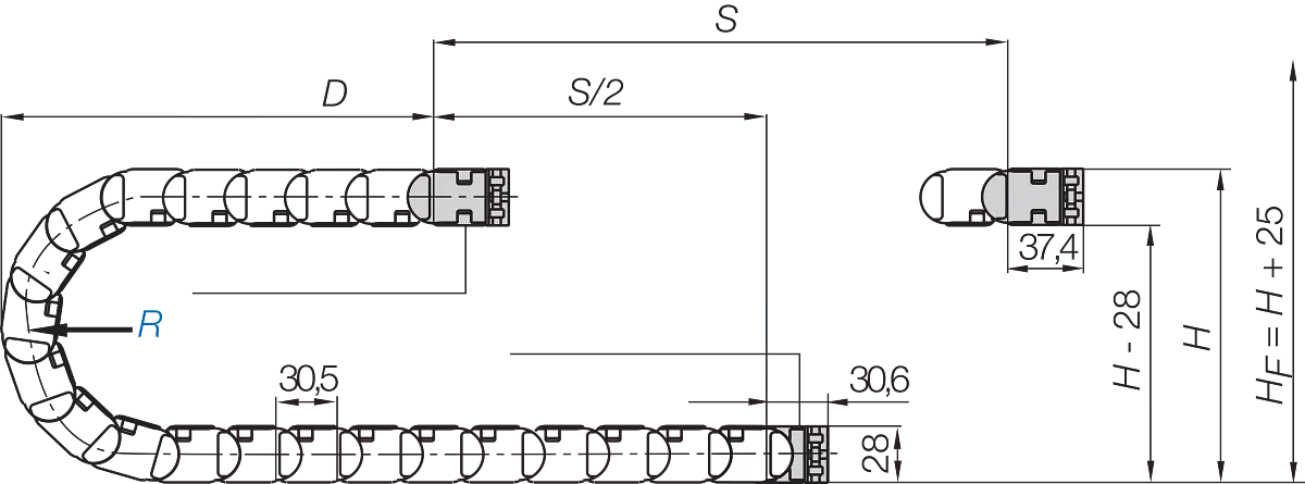 Drawing Installation dimensions