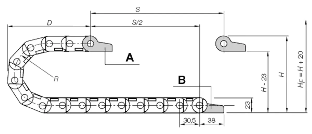 Drawing Installation dimensions