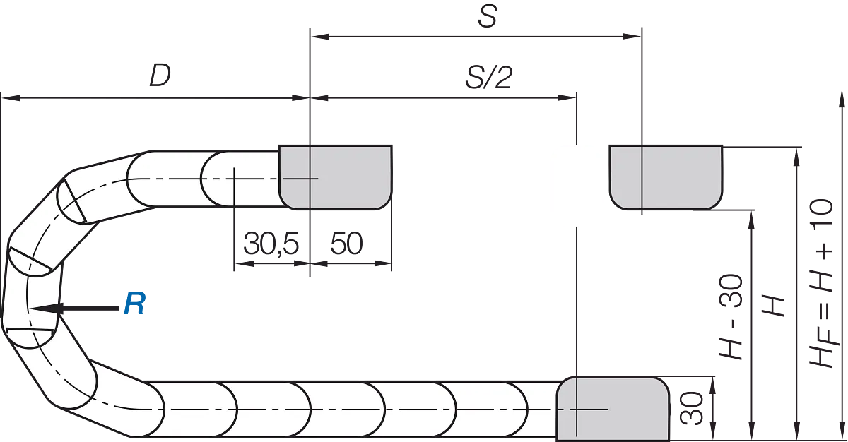 Drawing Installation dimensions