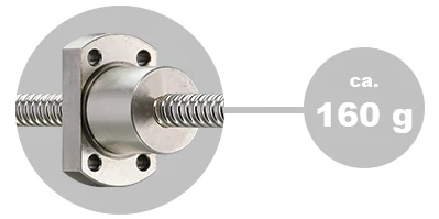 dryspin工程塑料螺母VS滚珠丝杠