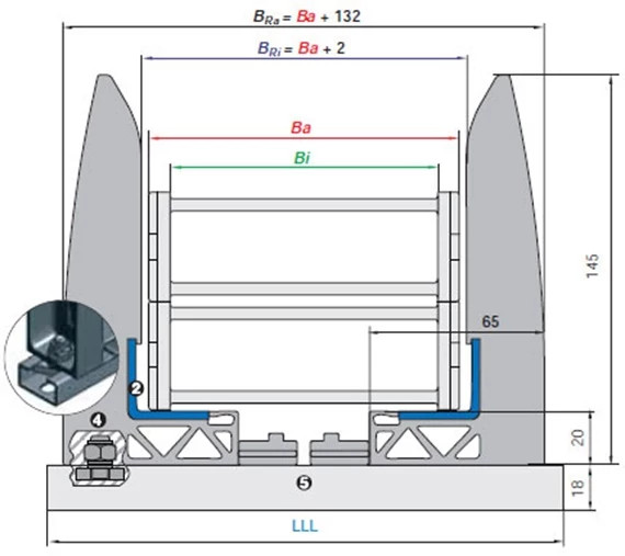 guide-trough