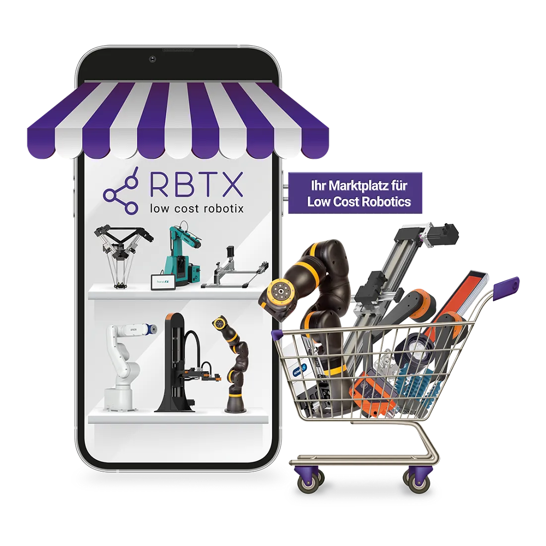 rbtx marketplace in smartphone