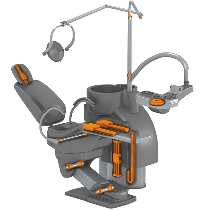 Dental treatment unit, dental X-ray machine, and dental milling machine